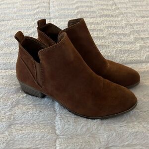 Beautiful brown rust color suede boots